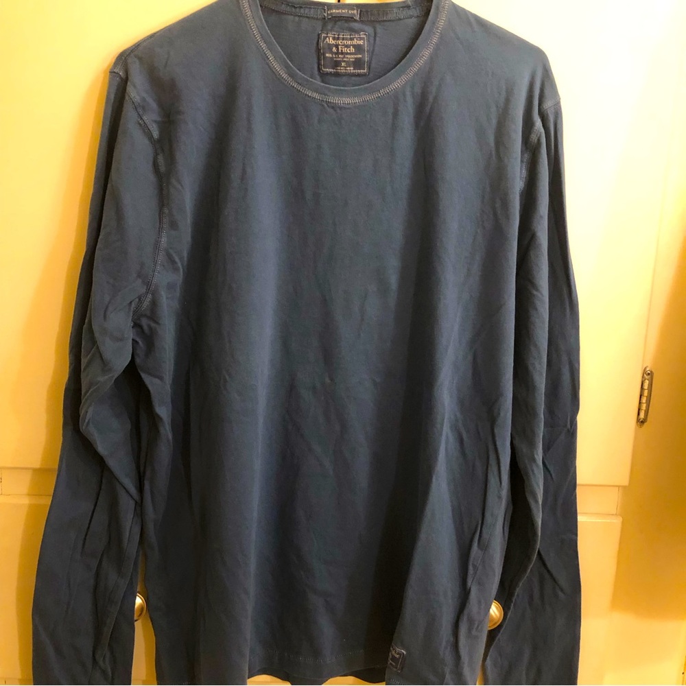 Abercrombie XL men’s long sleeve shirt blue